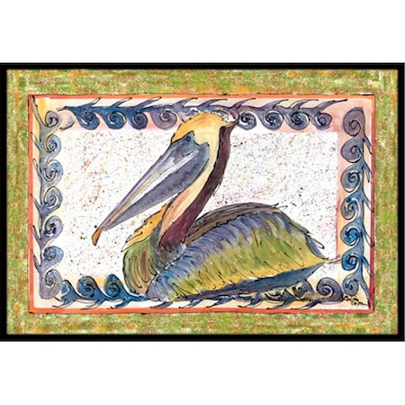 Carolines Treasures 24 x 36 in. Bird - Pelican Indoor Or Outdoor Doormat 8057JMAT